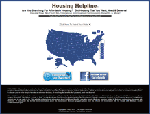 Tablet Screenshot of housinghelpline.com